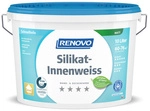 RENOVO Wand- und Deckenfarbe, &raquo;Silikatweiss&laquo;, matt, 10 l
