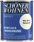 SCH&Ouml;NER WOHNEN FARBE Buntlack, reinwei&szlig; , hochgl&auml;nzend - weiss
