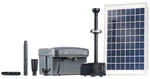 HEISSNER Solarteichpumpe, 750 l/h mit LED - grau
