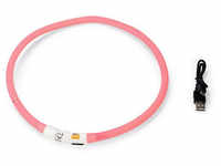 Karlie Halsband »Visio Light«, Breite: 12,5 cm, Silikon - rosa
