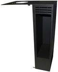 ADURO Holzaufbewahrung, BxHxL: 29 x 101,1 x 41,6 cm, schwarz
