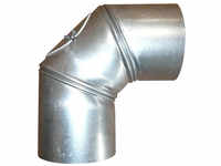 FIREFIX® Rohrbogen, Ø: 12 cm, Stärke: 0,6 mm, Stahl - silberfarben