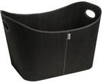 ADURO Holzkorb &raquo;Baseline&laquo;, BxH: 41 x 33cm, schwarz, PET