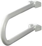 WENKO Badst&uuml;tzgriff &raquo;Secura&laquo;, Aluminium/Zinkdruckguss/Kunststoff, wei&szlig; - weiss