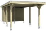 SKANHOLZ Carport &raquo;Spessart&laquo;, BxT: 355 x 846 cm, Firsth&ouml;he: 243 cm,...
