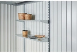 BIOHORT Regalboden f&uuml;r Ger&auml;teschrank &raquo;Standard&laquo;, 2 B&ouml;den, Stahl - silberfarben