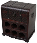 INTERIA Home & Living Weinregal, Holz, mahagoni - braun