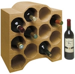 DECOSA Flaschenbox, BxHxT: 43 x 40 x 28 cm, terra - braun