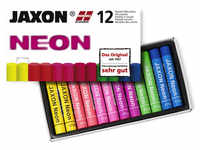 Jaxon Ölpastellfarben, 12er Set, Neonfarben - bunt