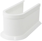 FACKELMANN Siphonabdeckung, wei&szlig;, Kunststoff, BxHxT: 13,2 x 11 x 26,8 cm - weiss