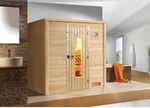 WEKA Sauna &raquo;Bergen 1&laquo;, BxHxT: 198 x 203,5 x 148 cm - beige