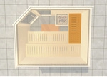 WEKA Saunabank &raquo;Querliege 2&laquo;, BxL: 52x111 cm - beige