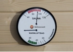 WEKA Thermometer, f&uuml;r: Saunen, wei&szlig; - weiss