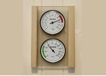 WEKA Klimamessstation, f&uuml;r: Saunen, wei&szlig; - weiss