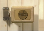 WEKA T&uuml;rgriff, Pappelholz, geeignet f&uuml;r Saunen - beige