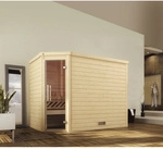WEKA Sauna &raquo;Turku 3&laquo;, ohne Ofen, BxHxT: 248 x 205 x 195 cm - beige