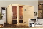 WEKA Massivholzsauna &raquo;TURKU&laquo;, BxHxT: 248 cm x 205 cm x 198 cm - braun