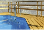 WEKA Sonnendeck, BxLxT: 111 x 195 x 215 cm,Nadelholz - beige