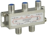 SCHWAIGER Verteiler, Silber, Aluminium, Satellitenanlagen - silberfarben
