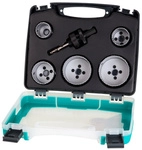 WOLFCRAFT Lochs&auml;gen-Set &raquo;3764000&laquo;, &Oslash;: 35, 65, 51, 68, 40 mm, Metall -