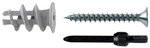 FISCHER Gipskartond&uuml;bel, 22 mm, Kunststoff - grau
