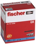FISCHER Gipskartond&uuml;bel, 22 mm, Kunststoff - grau