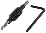 WOLFCRAFT Vorbohrer, Rundschaft, &Oslash; 3,5 &ndash; 9,5 mm - schwarz
