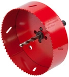 WOLFCRAFT Lochs&auml;ge, &Oslash;: 127 mm, Bimetall - rot