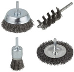 WOLFCRAFT Drahtb&uuml;rsten-Set - silberfarben