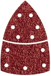 WOLFCRAFT Schleifblatt, 10 St&uuml;ck - rot