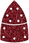 WOLFCRAFT Schleifblatt, 10 St&uuml;ck - rot