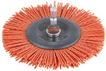WOLFCRAFT Nylon-B&uuml;rste, &Oslash; 100 mm - rot