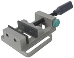 WOLFCRAFT Schraubstock, Aluminium 70 mm - grau