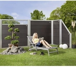 Mr. GARDENER WPC-Sichtschutzelement &raquo;Moglia&laquo;, Holz-Kunststoff-Verbundwerkstoff,