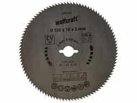 WOLFCRAFT Kreissägeblatt, Ø: 150 mm, 100 Zähne, Chrom-Vanadium-Stahl -