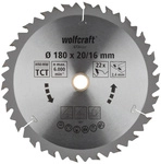 WOLFCRAFT Kreiss&auml;geblatt, &Oslash;: 180 mm, 22 Z&auml;hne