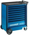 GEDORE Werkzeugwagen, mit 8 Schubladen - blau