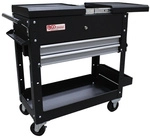 BGS Technic Werkstattwagen, Werkstattwagen 2 Schubladen Horizontal-Doppelausz. leer -