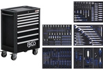 BGS Technic Werkstattwagen &raquo;Profi Standard&laquo;, Werkstattwagen 8 Schubladen , mit 234