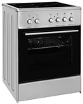 Exquisit Elektro-Standherd &raquo;ECM 6-4 Inox&laquo;, 61 l, 4 Kochfelder - silberfarben