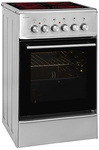 Exquisit Elektro-Standherd &raquo;ECM 5-4.1BZ Inox&laquo;, 47 l, 4 Kochfelder - silberfarben
