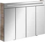 FACKELMANN Spiegelschrank &raquo;STANFORD&laquo;, BxHxT: 110 x 78,4 x 16,2 cm, 6000 K,