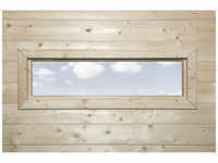 WEKA Zusatzfenster für Gartenhäuser, Holz/Glas - beige