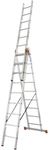 KRAUSE Vielzweckleiter &raquo;MONTO Tribilo&laquo;, 27 Sprossen, Aluminium - silberfarben