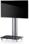 VCM Standfu&szlig; &raquo;Bilano&laquo;, BxH: 60 x 100 cm, Aluminium - silberfarben