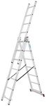 KRAUSE Vielzweckleiter &raquo;CORDA&laquo;, 21 Sprossen, Aluminium - silberfarben