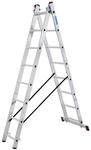 KRAUSE Mehrzweckleiter &raquo;CORDA&laquo;, 16 Sprossen, Aluminium - silberfarben