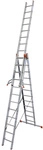 KRAUSE Vielzweckleiter &raquo;MONTO Tribilo&laquo;, 36 Sprossen, Aluminium - silberfarben