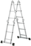 HAILO Universalleiter &raquo;M60&laquo;, 4x3 Sprossen, mit Metall-Plattform - silberfarben