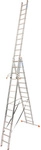 KRAUSE Vielzweckleiter &raquo;MONTO Tribilo&laquo;, 42 Sprossen, Aluminium - silberfarben